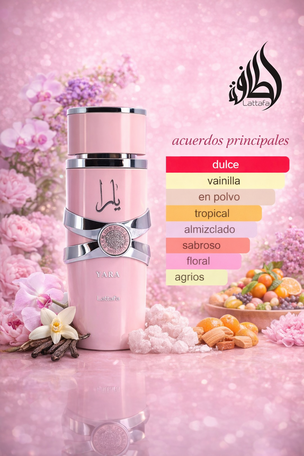 PERFUME YARA LATAFFA 1.1 PREMIUM 100 ML